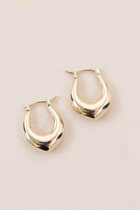 Vault Huggie Hoop Earrings