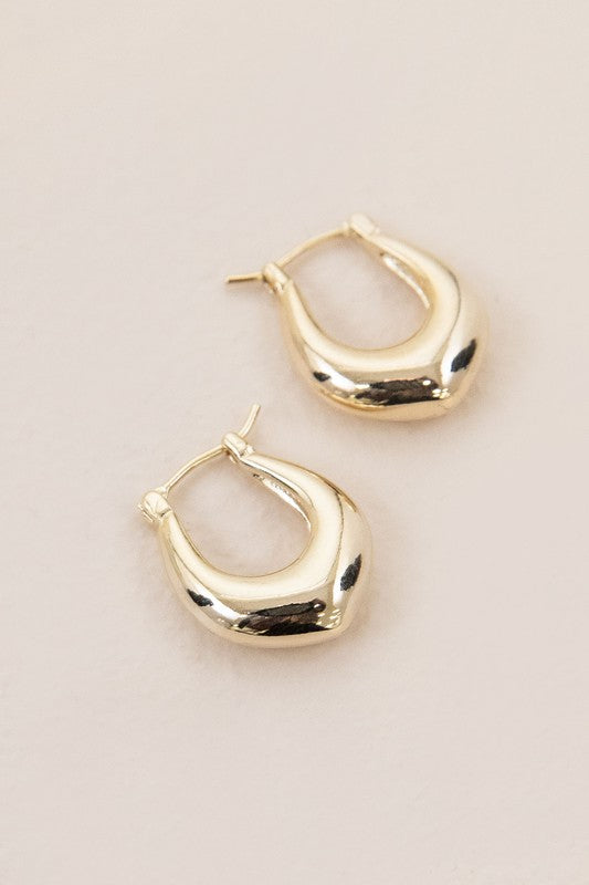 Vault Huggie Hoop Earrings