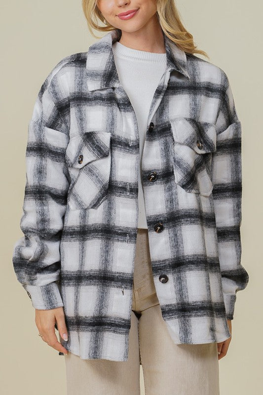 Oversized Plaid Shacket