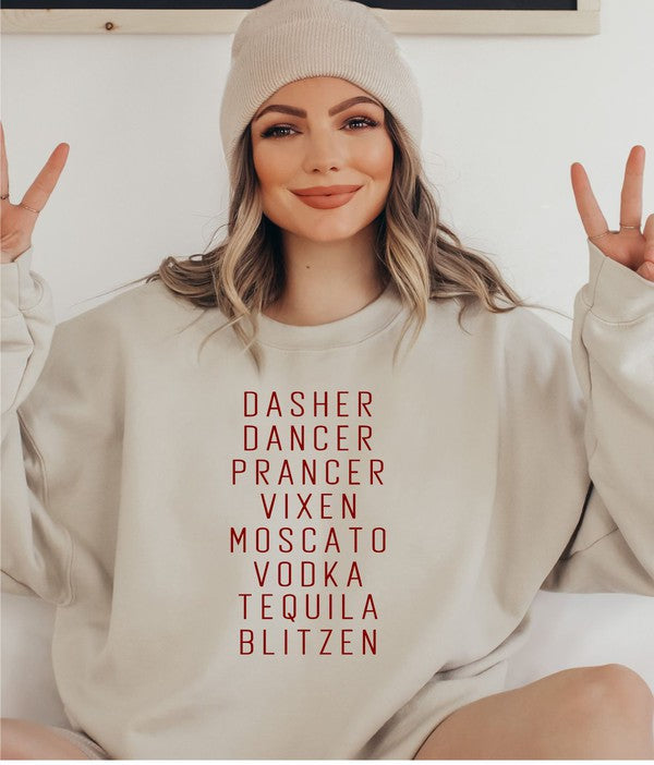 Dasher Dancer Prancer Vixen Boutique Tee