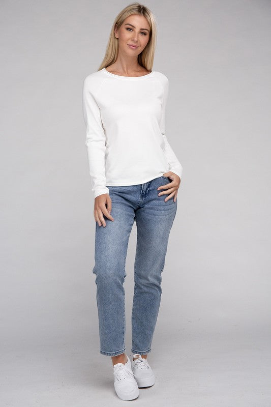 Viscose Round Neck Basic Sweater